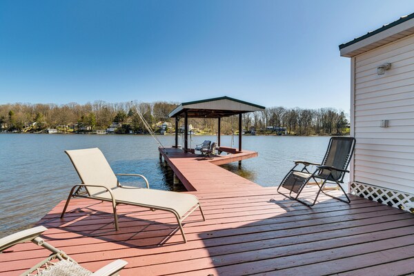 Waterfront Wolcott Vacation Rental W/ Deck & Views - Sodus Point, NY
