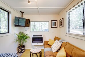 House (1 Bedroom) | Interior - Hike On-site: Georgia Tiny Home on Farm Retreat (Lithonia)