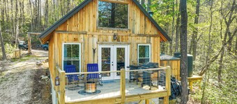 Secluded Brevard Cabin w/ Private Waterfall!