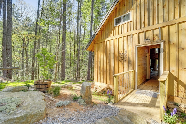 House (1 Bedroom) | Interior - Secluded Brevard Cabin w/ Private Waterfall! (Brevard)