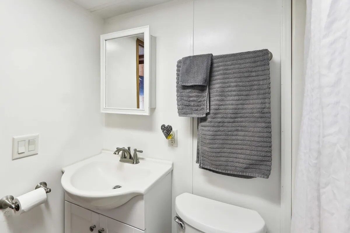 小屋, 1 間臥室 | 浴室 | 毛巾、洗髮精