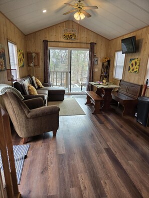 小屋, 1 間臥室 | 起居區 | 智慧型電視、串流服務