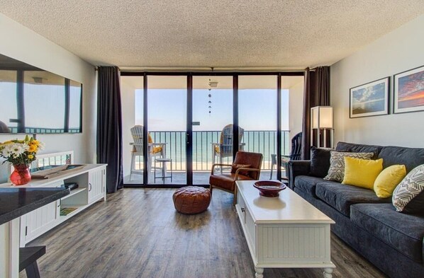 Condo, 1 Bedroom | Living area - 0510 Beachtrippin' 1 Bedroom Home (Carolina Beach)