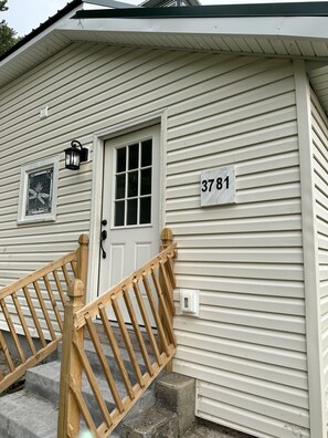 Exterior detail - “The 1890 school house salmon river” is an 1890 restored school house   (Williamstown)