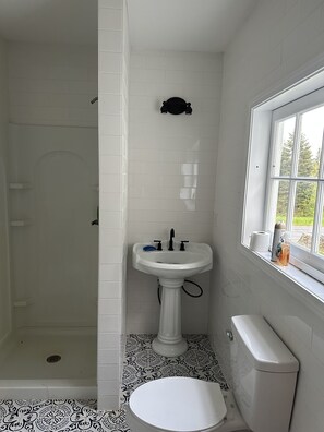 Hair dryer, towels, soap, shampoo - “The 1890 school house salmon river” is an 1890 restored school house   (Williamstown)