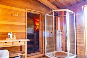 Sauna - Villa Gelso: your luxury villa with pool and sauna in Le Marche region (Provincia di)