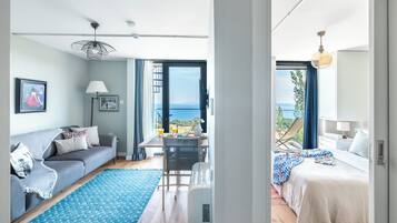 Apartment, Sea View | Living area | Smart TV