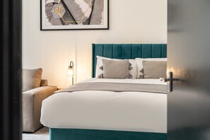 2 slaapkamers, een strijkplank/strijkijzer, wifi, beddengoed