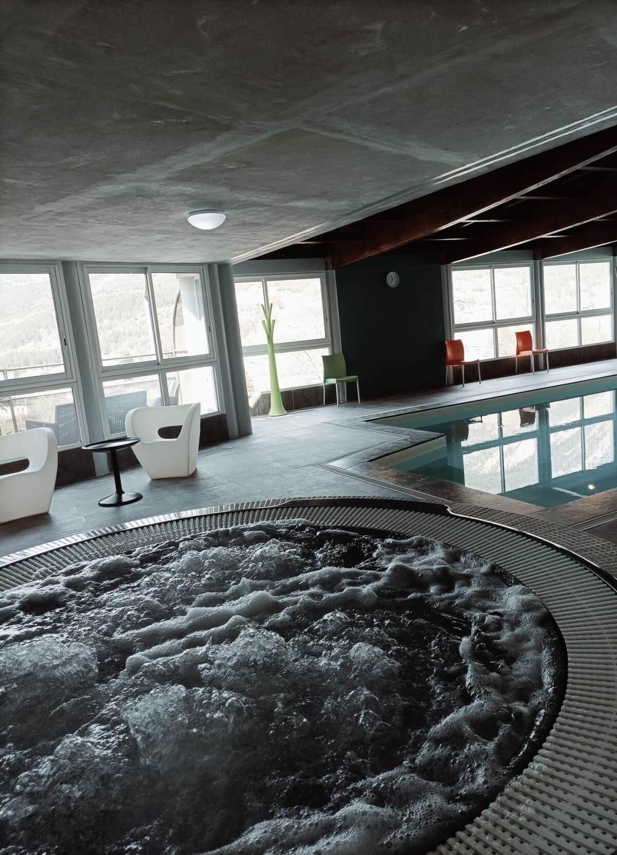 Indoor pool, a heated pool