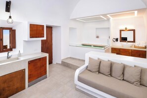 Interior - Santorini Luxury Suite w/ Rooftop HotTub & SeaView (Akrotiri, Santorini)
