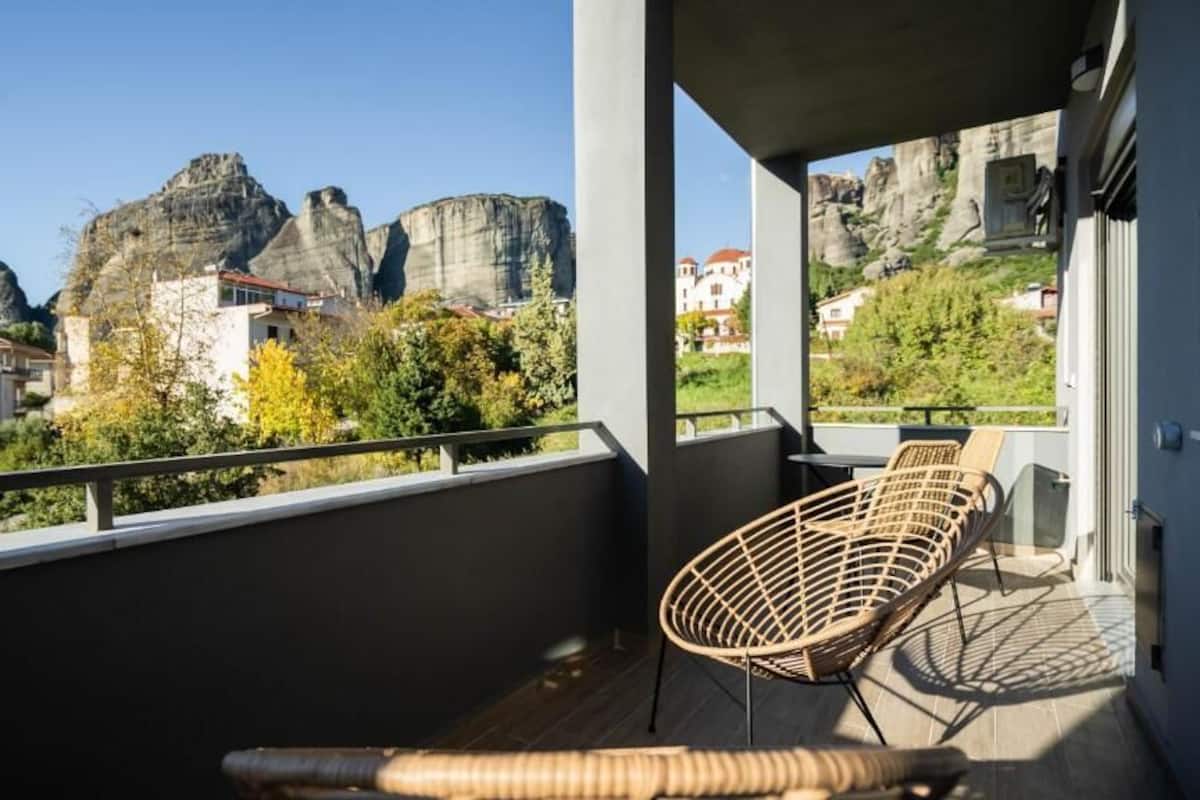 Panorama tweepersoonskamer | Terras