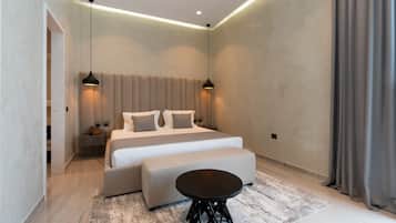 Svit Deluxe | Sängtillbehör av högsta kvalitet, memory foam-madrasser och minibar