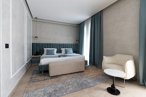 Habitació doble o amb dos llits individuals Deluxe | 1 dormitori i roba de llit d'alta qualitat