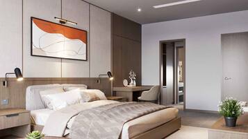Premium bedding, memory-foam beds, individually decorated