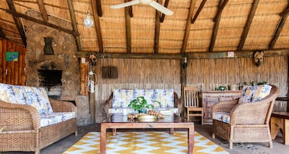 Log Home (with Hot Tub) Overlooking The Lion & Safari Park