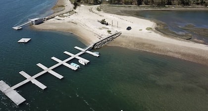 Beautiful spacious beach house located on a private beach surrounded by nature.