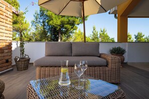 Terrace/patio - Apartment Agava - in Ruhiger Lage Beim Pinienwald (Seline)