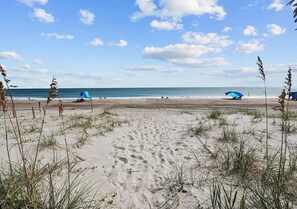 On the beach