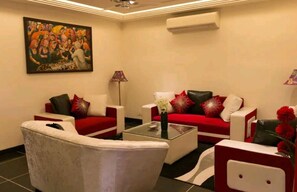 Interior - The place is very much pleasing , adorable and comfortable . Also amazing decor  (Delhi)