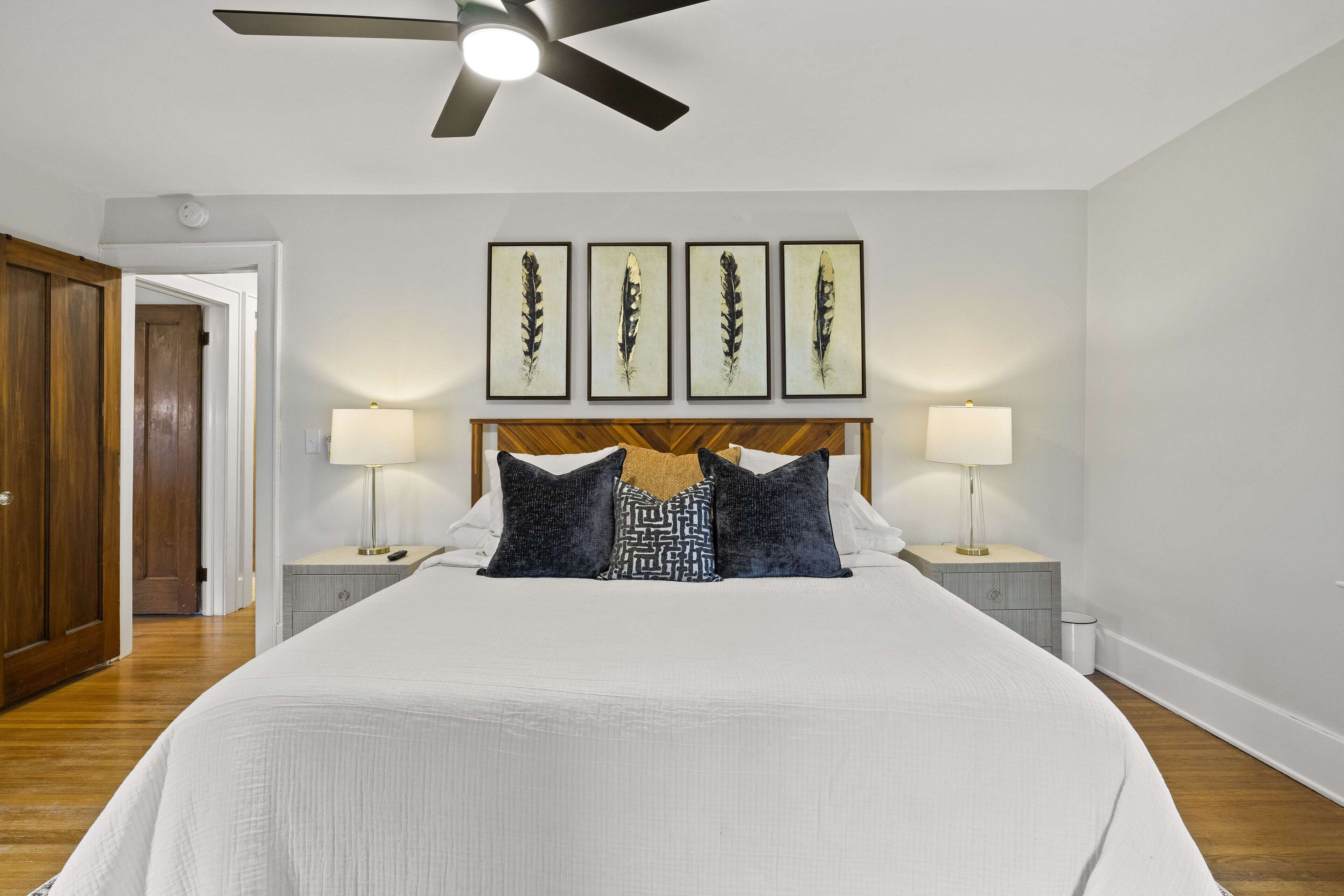 3 habitaciones, escritorio, tabla de planchar con plancha y wifi 