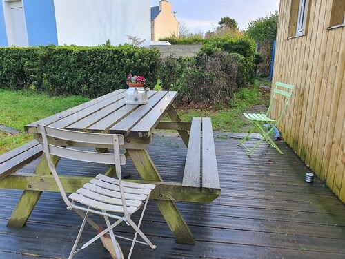 Maison Bleue 80 m2, Proche de la Mer, Jardin Clos, GR 34