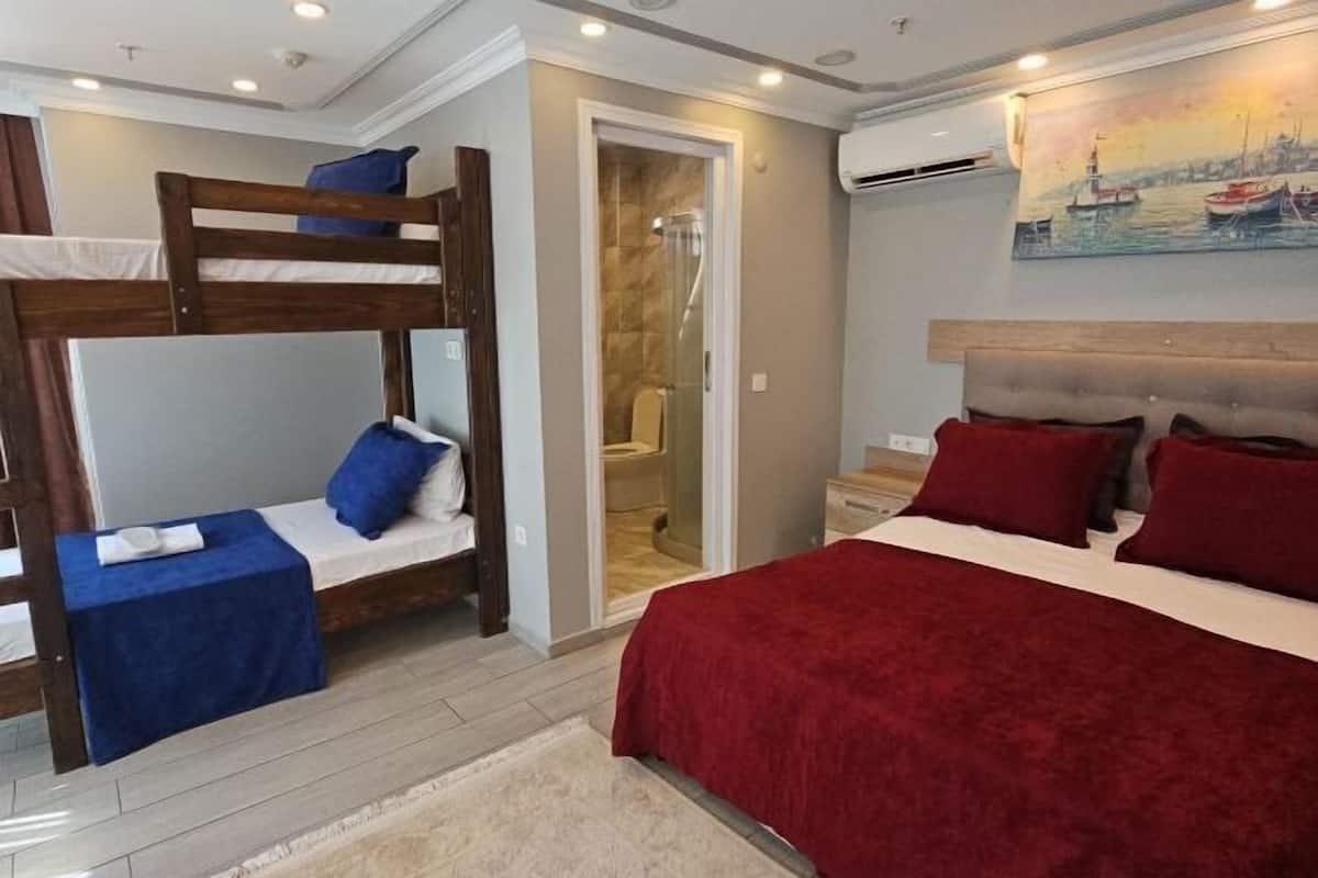 1 habitación, ropa de cama de alta calidad y camas con efecto memoria