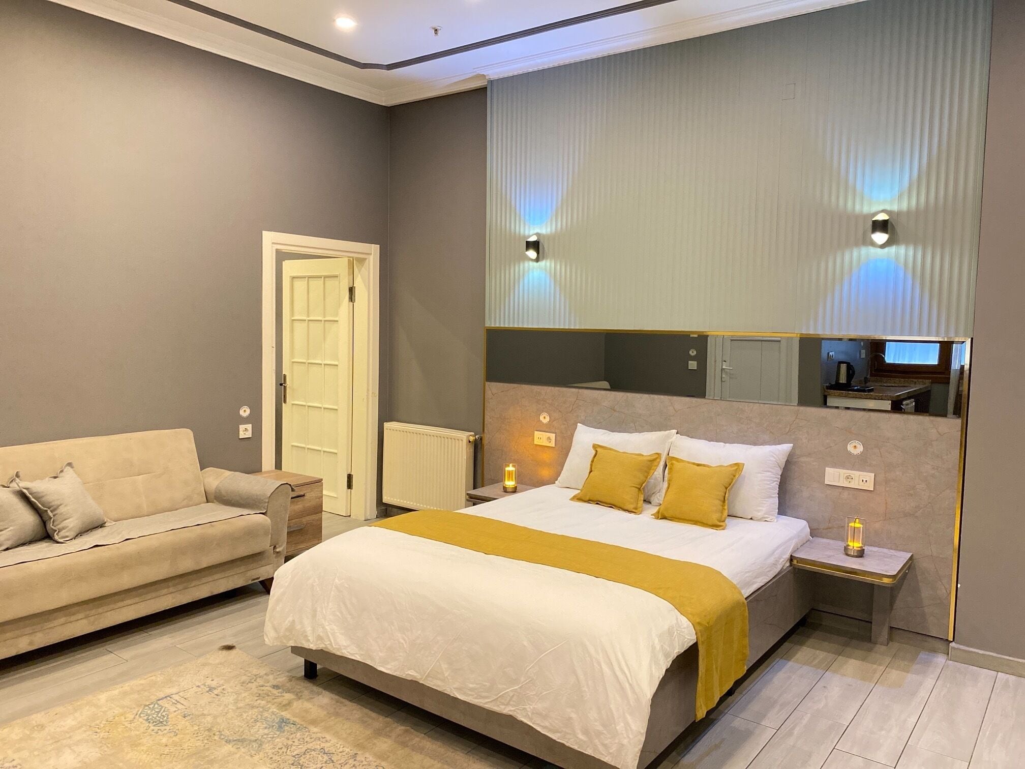 Family Room | Premium bedding, memory foam beds, in-room safe, laptop workspace