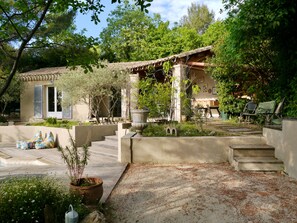 Terrace/patio - Sous L'olivier Avec Piscine Privative (Buisson)