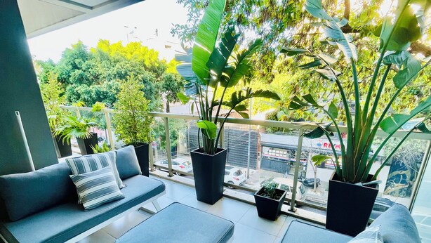 Leilighet – deluxe | Terrasse/patio