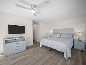 5 bedrooms, iron/ironing board, travel cot, WiFi