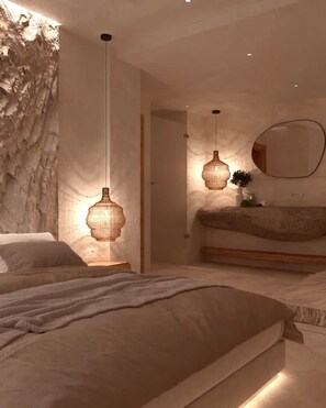 3 bedrooms, iron/ironing board, WiFi, bed sheets - Elaia Luxury House (Archangelos)