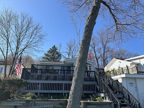 Exterior - PURE MI Lakefront Cottage - Lake Recreation, Swimming and Fishing abound   (Plainwell)