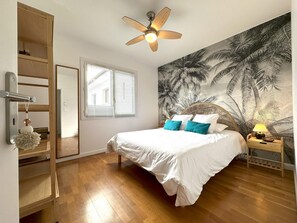 2 slaapkamers, reisbedje, wifi, beddengoed