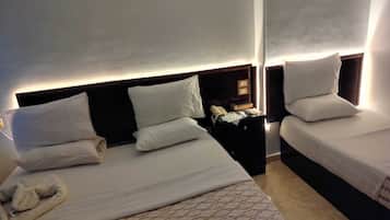 In-room safe, blackout drapes, soundproofing, free WiFi