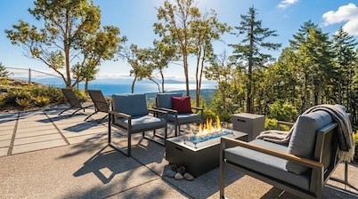 Mountain Suite | Ocean View Fire Pit | Full Kitch