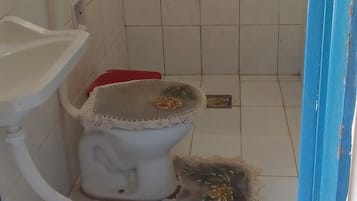 Sèche-cheveux, bidet, serviettes fournies, savon