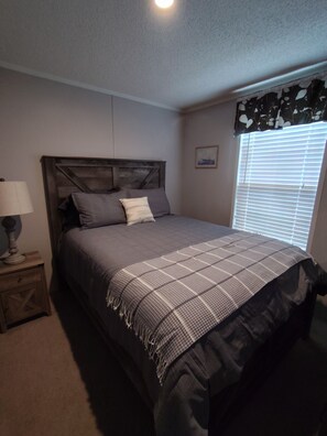 3 soverom, strykejern/-brett, reiseseng for barn og wi-fi