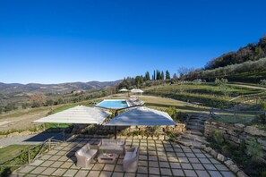 Property grounds - MyExclusiveItaly - Villa Chianti with infinity pool and vineyard view (Greve in Chianti)