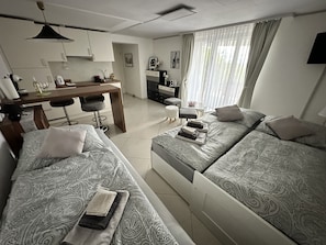 1 soverom, strykejern/-brett, wi-fi og sengetøy