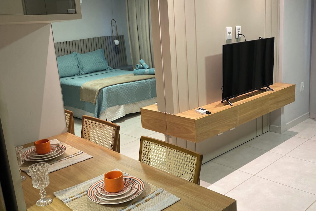 Appartement Deluxe, balcon, vue ville | Coin séjour