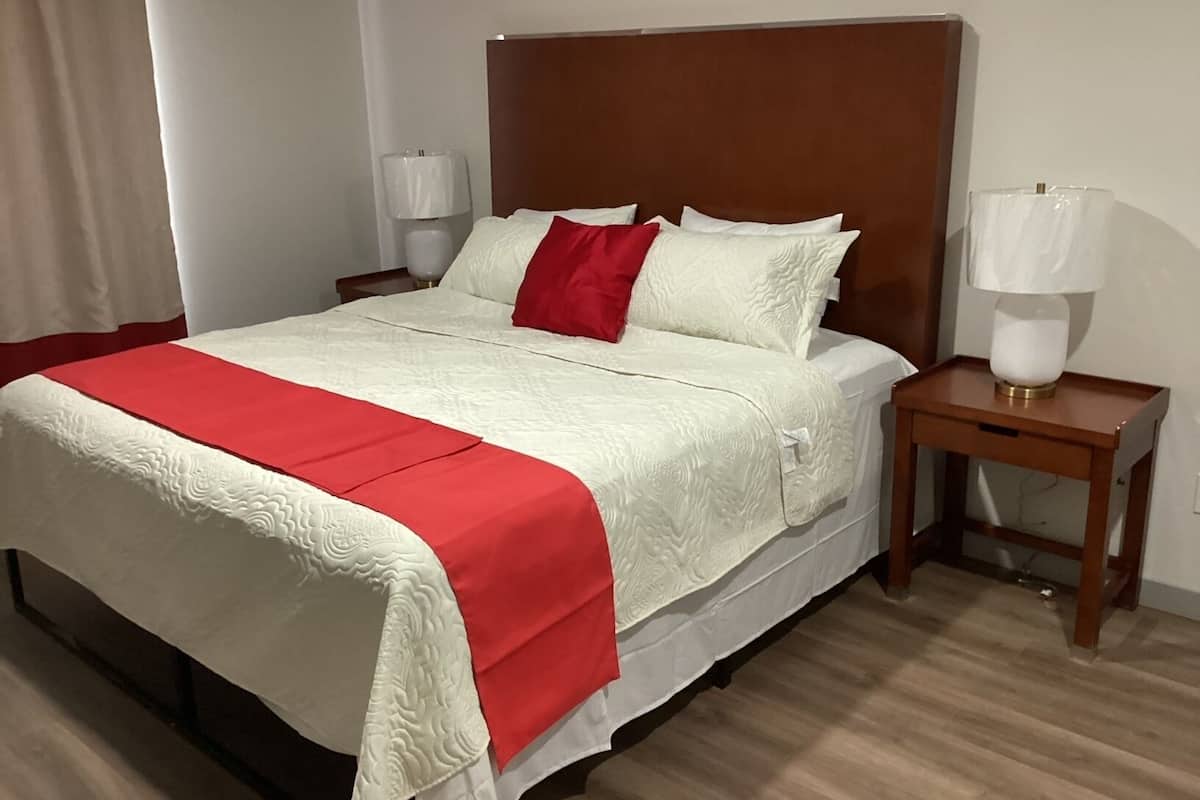 Iron/ironing board, free WiFi, bed sheets