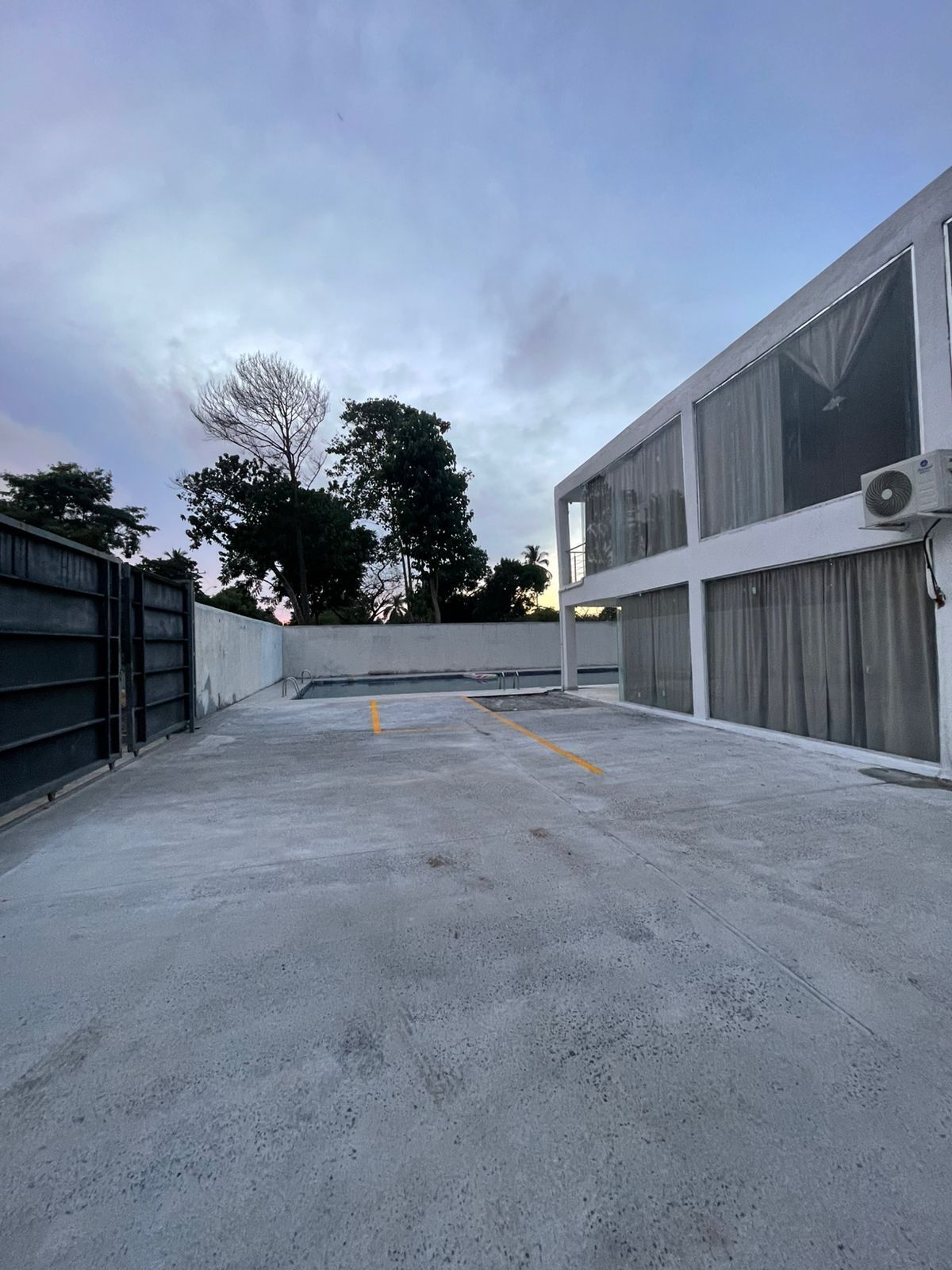 Front of property - evening/night