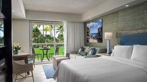 1 bedroom, desk, iron/ironing board, travel cot