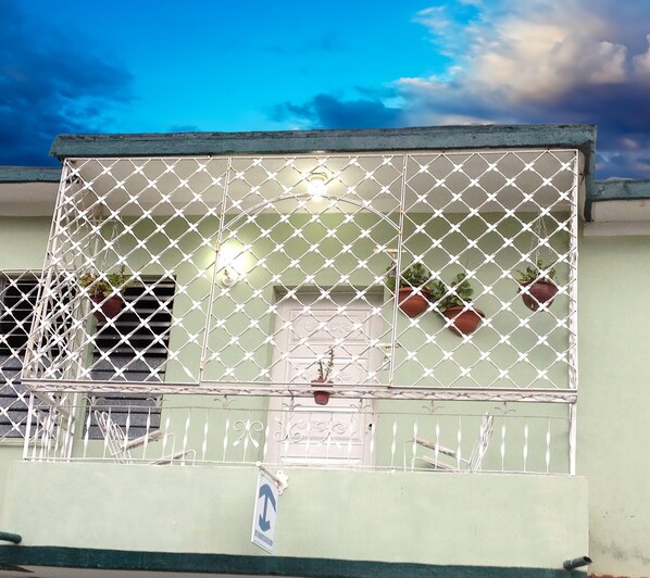 Fassade der Unterkunft