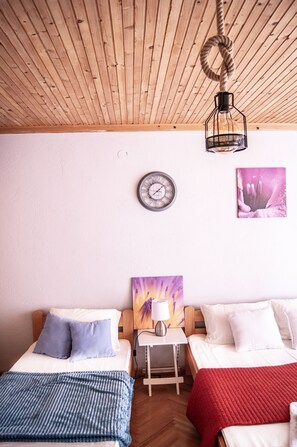 5 bedrooms, iron/ironing board, WiFi, bed sheets
