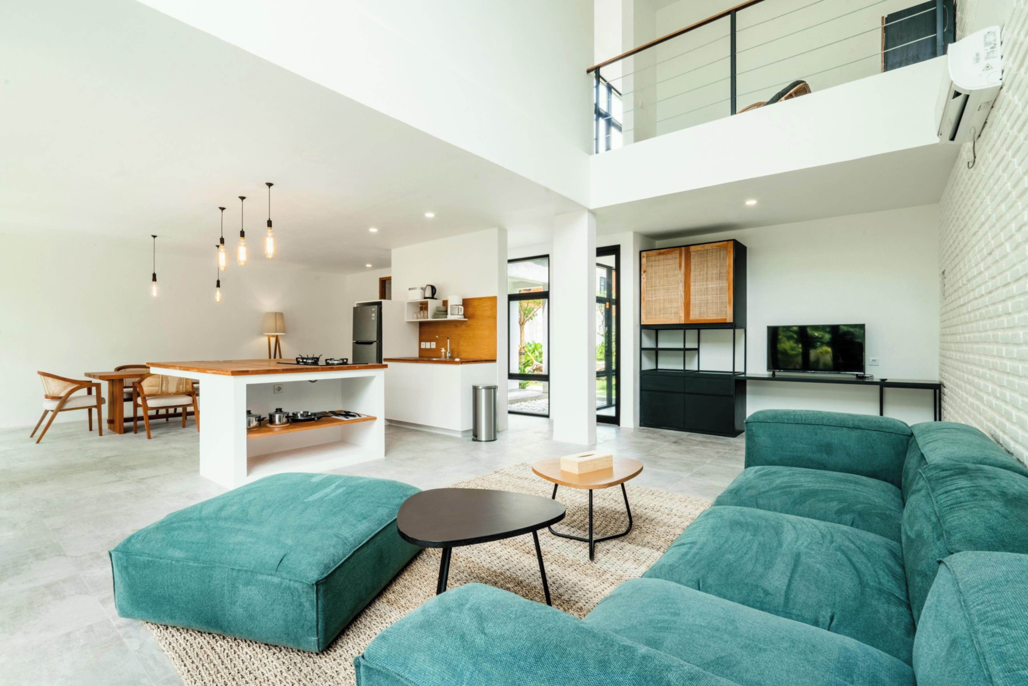 别墅, 2 间卧室 | 起居区 | LED 电视