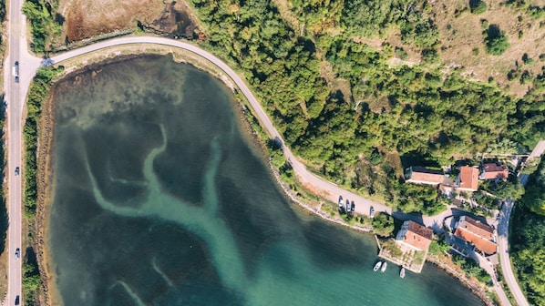 Aerial view - Villa Costanza by Villas Guide (Tar)