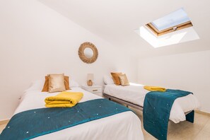 2 bedrooms, iron/ironing board, travel crib, free WiFi
