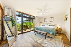 2 bedrooms, free WiFi, bed sheets - Paradise Found! Chic & Modern South Shore Condo w/ Ocean Views, Walk to Beach (Koloa)