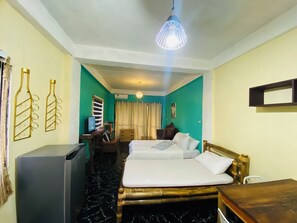 1 bedroom, individually furnished, desk